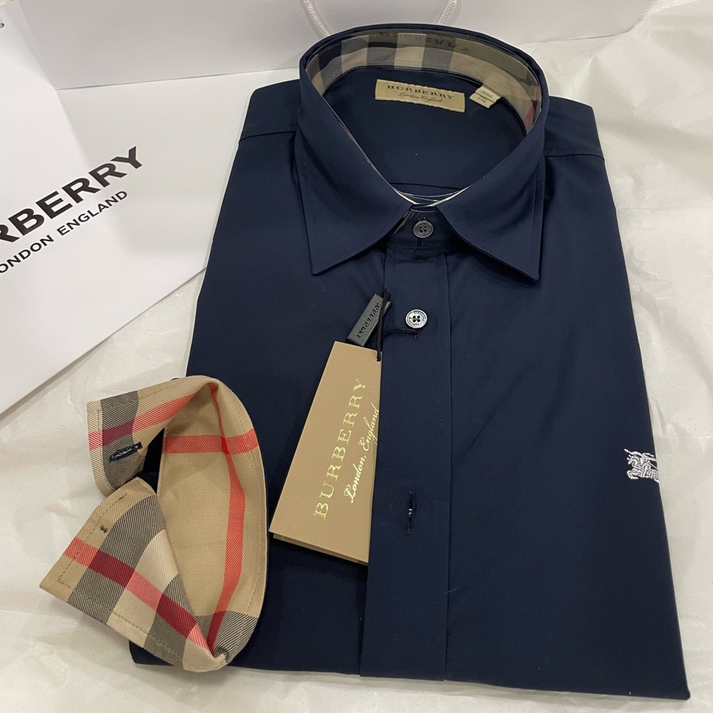 BURBERRY Men Long Sleeve Shirt - Size XXL - Brand New with Tags